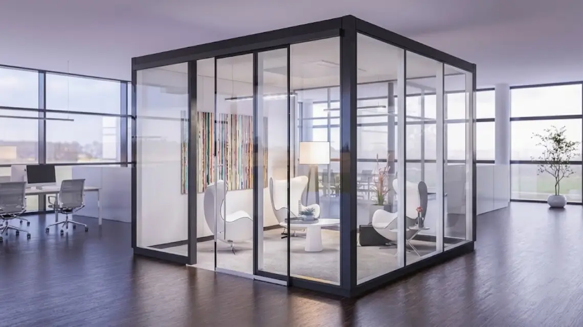 Aluminium Glass Partition in Gurgaon