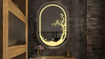 LED mirror design ideas for modern bathrooms