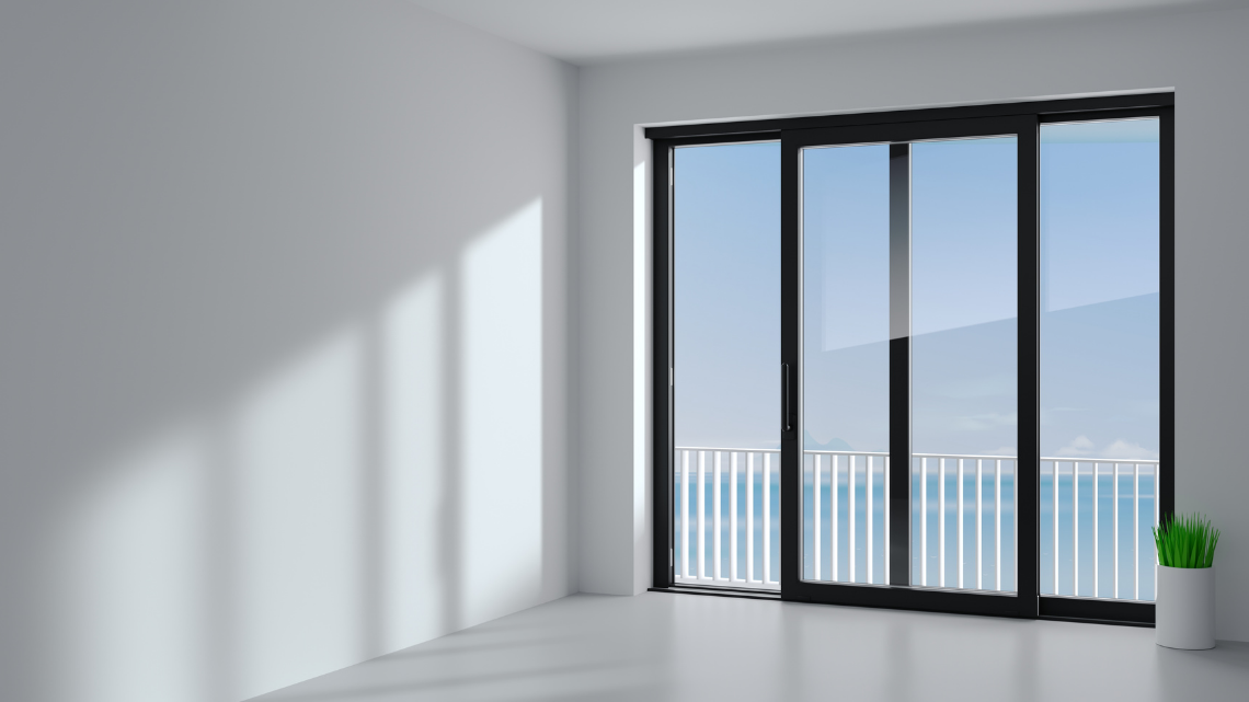 Modern balcony sliding door design idea for maximizing space, natural light, and stylish home interiors.
